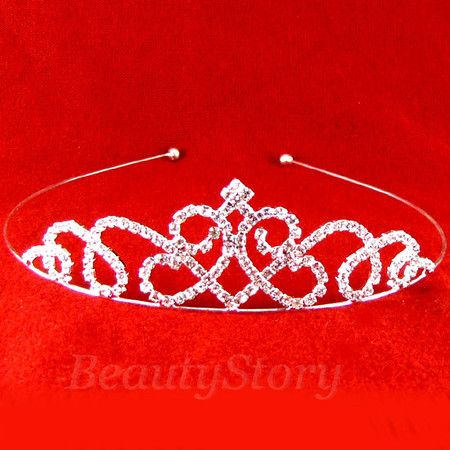 ADDL Item  rhinestone crystal crown tiara headband 