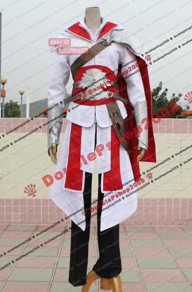 Assassins Creed Brotherhood Ezio Cosplay Costume  