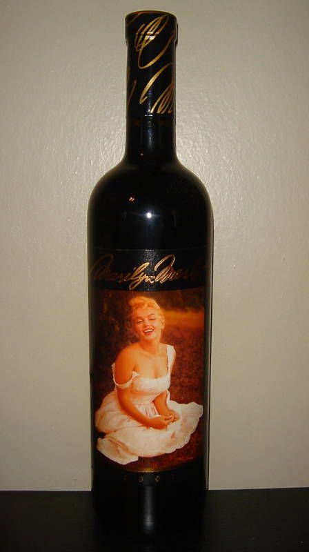 Marilyn Monroe 2001 Napa Valley Merlot Wine Full Sealed  