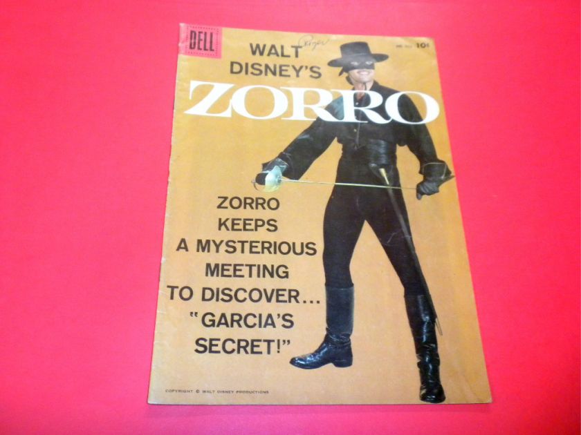 ZORRO #933 Dell Four Color TV WALT DISNEY  