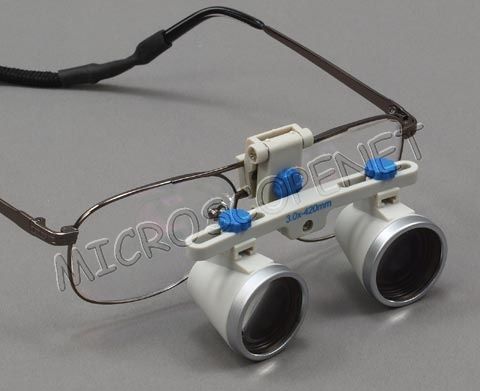 3X 16 Binocular Dental Surgical Loupes Titanium Frame  