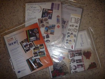 Creative Memories Short Cuts pack ZESTY RICKRACK SCENIC  