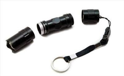 3W 1AA Waterproof Mini Flashlight LED Torch Key Chains  