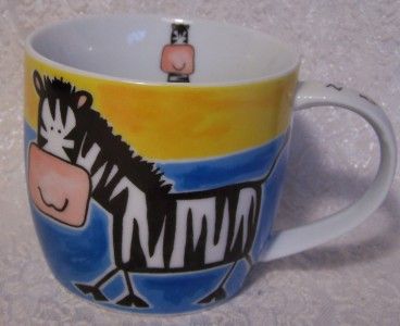 Gallery Inhesion ZEBRA Cute Jungle Coffee Mug Cup Zoo  