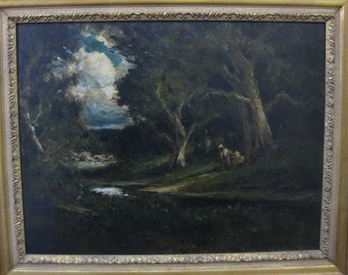 ORIGINAL CALIFORNIA ARTIST WILLIAM KEITH OIL PAINTING  