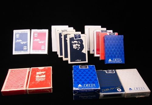 PLAYING CARDS Airline & Cruise line memorabilia 18paks  