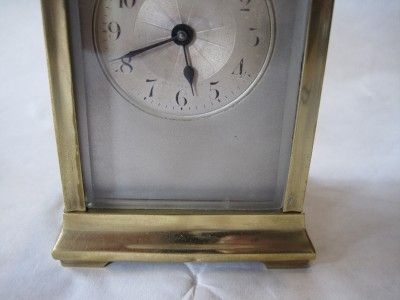 Rare Antique French Carriage Clock 11 Jewels CH Hour SF  