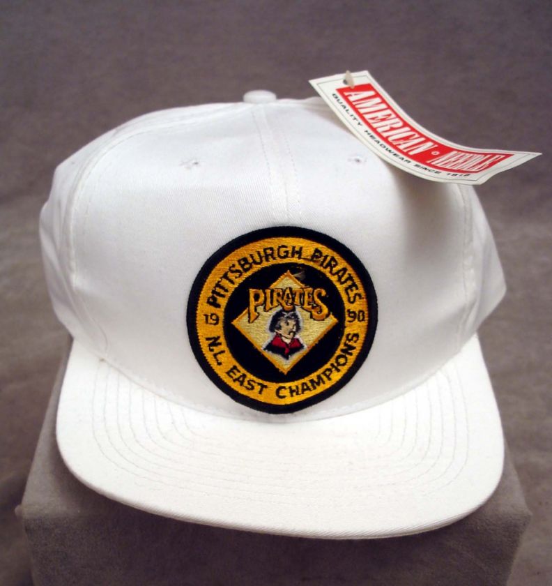 1990 PIRATES SNAPBACK HAT MINT/TAG NL EAST CHAMPIONS  