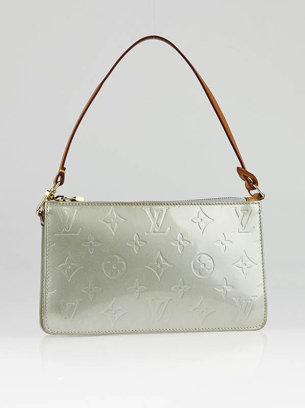 Louis Vuitton Silver Monogram Vernis Lexington Pochette Bag  