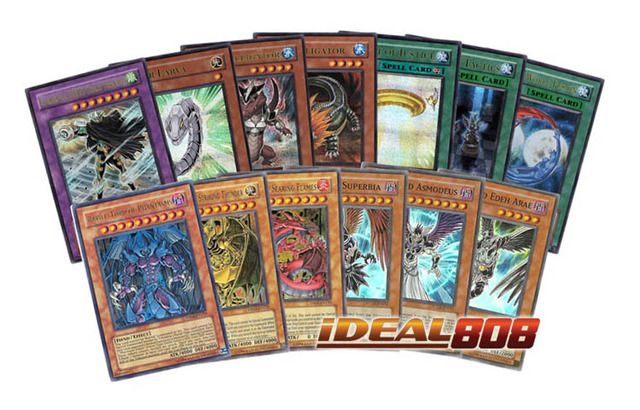 YUGIOH LC02 DEMON GOD DARKLORD HERO 13 ULTRA RARE SET  