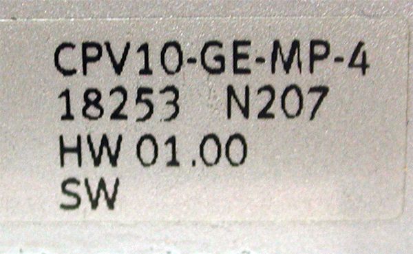    GE MP 4, 18253, CPV 10 V1, 18200, Electrical Interface 161416 Valve