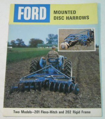 Ford c. 1964   1965 Disc Harrow Tractor Sales Brochure  