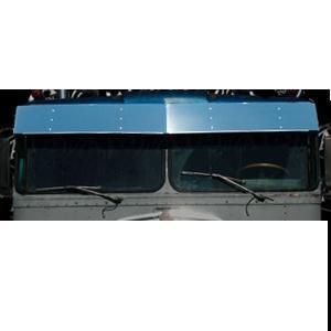 KENWORTH K100E CABOVER STAINLESS 13 INCH DROP SUNVISOR  