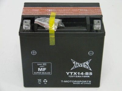 HONDA TRX650 RUBICON RINCON 650 YTX14 BS BATTERY 12v  