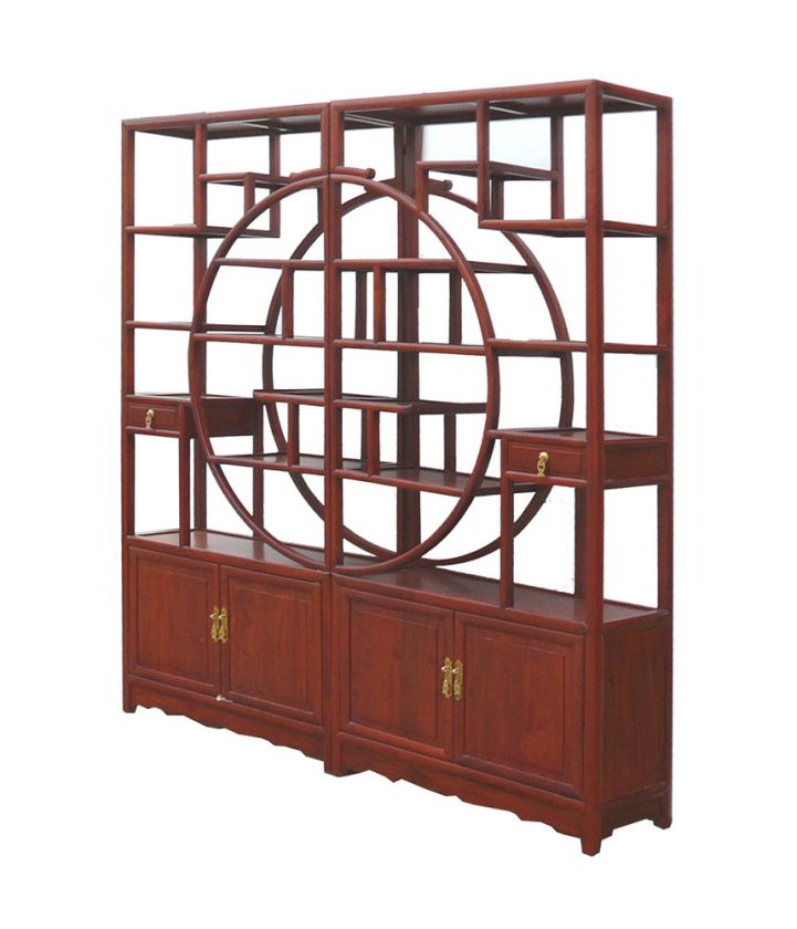 Gorgeous Rose Wood Room Divider Display Cabinet WK2066  