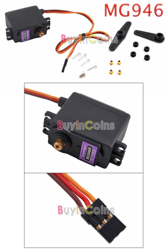 MG946R MG946 RC Metal Gear Torque Servo for Boat Car  