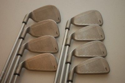   1996 3 PW Iron Set Memphis 10 Steel Uniflex Golf Clubs #2703  