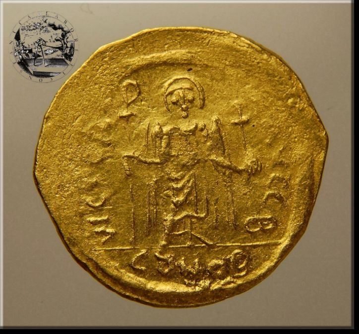 Byzantine Empire Phocas Solidus Gold WVA#38  