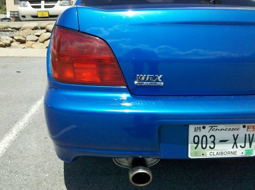 Subaru Impreza WRX redout tail light decal overlays  