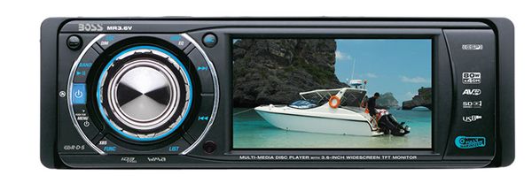 Boss Audio Mr3.6v Marine 3.6 Single Din Dvd//cd (mr3 6v 