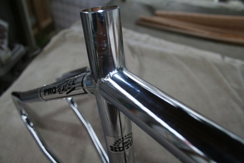 Hutch Pro Racer Frame and Fork Chrome serial # 1230312 US made Old 