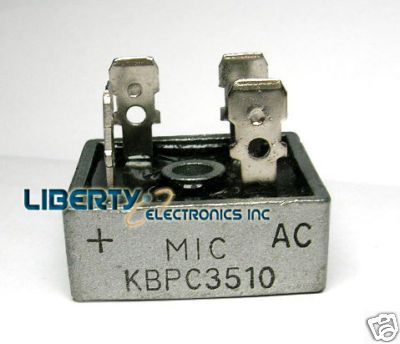 DIODE BRIDGE RECTIFIER  model KBPC3510 / 35A 1000V  