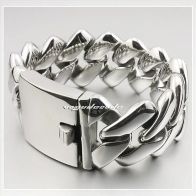 10.7 Huge & Heavy Solid 316L Stainless Steel Men`s Biker 