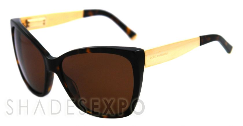   DOLCE&GABBANA D&G DG Sunglasses DG 4110 GOLD 502/83 DG4110 AUTH  