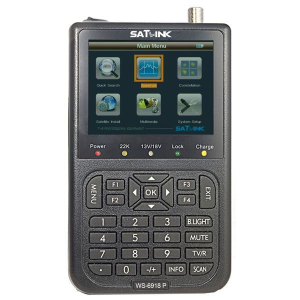 Satlink WS 6918P HIQ 8PSK DVB S DVB S2 Satellite Finder  