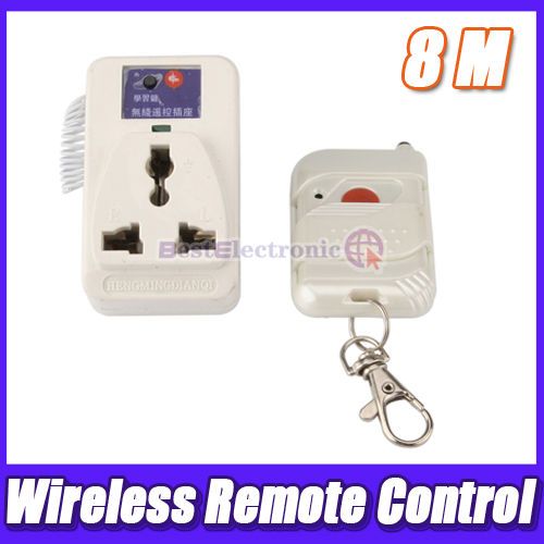 4CH Digital Wireless Remote Control Wall Switch White 50m  