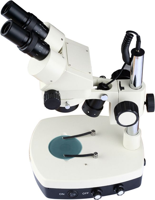 Darkfield Gem 7x 45x Binocular Stereo Zoom Microscope  