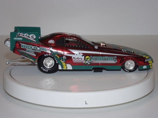   TOOLS 1/24 SCALE DIE CAST GATORNATIONALS 2000 MUSTANG FUNNY CAR AND OB