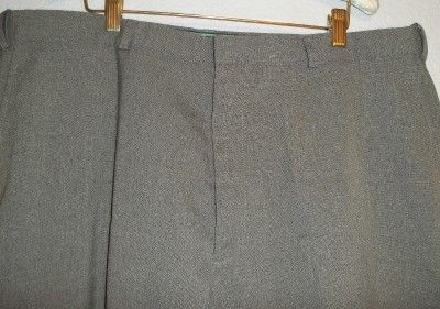 Habands Fit Forever Big Mens Light Gray Dress Pants Size 40x30 