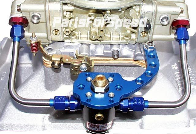 AED 6093 Regulator Bracket Holley Mallory Magnafuel BLU  