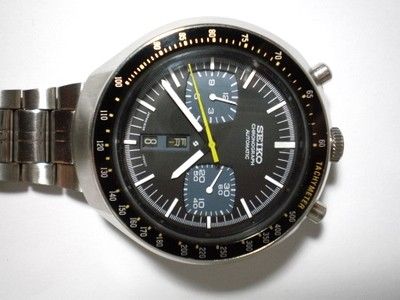 SEIKO 6138 0040 RARE VINTAGE BULLHEAD CHRONOGRAPH 1976  