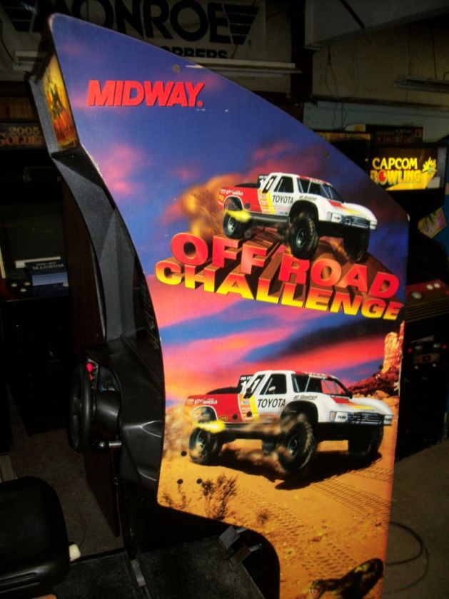 Midway Off Road Challenge sit down racing arcade game  