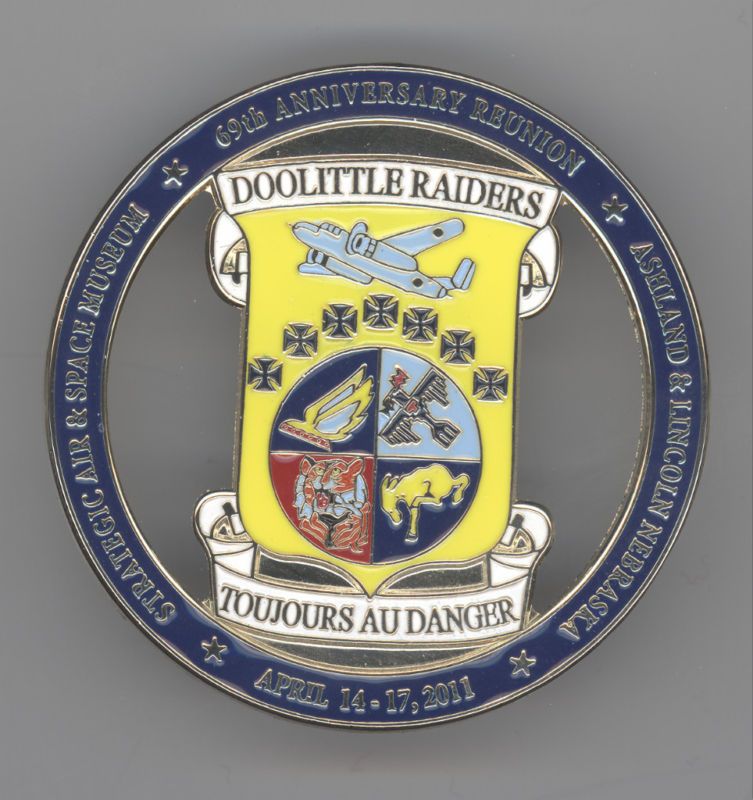 69th Doolittle Tokyo Raiders Reunion Lapel Pin  