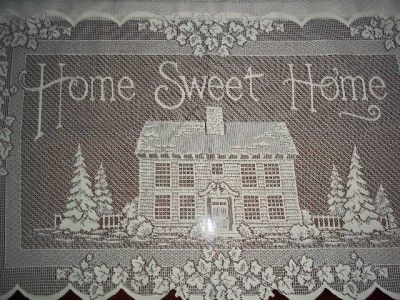 CREME LACE HOME SWEET WALL HANGING 28 X 18 CWHH207  