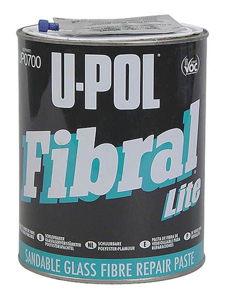 Pol Fibral Lite Fiberglass Body Filler #7201 07  