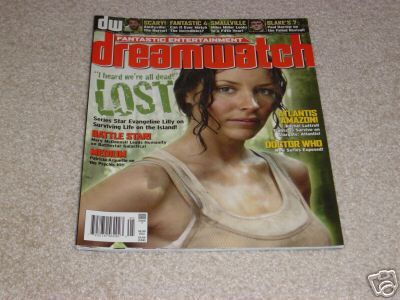 EVANGELINE LILLY * LOST May 2005 DREAMWATCH MAGAZINE #7  