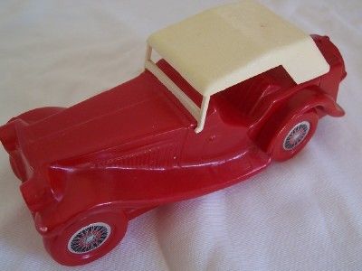 VINTAGE AVON 1936 MG CAR WILD COUNTRY RED AND WHITE  