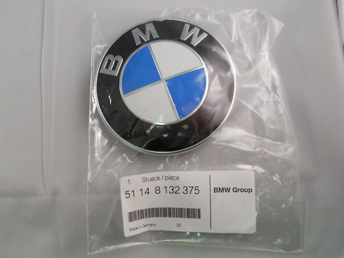 NEW OEM BMW ROUNDEL HOOD EMBLEM 82mm  