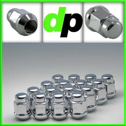 32 Chrome Closed Bulge Acorn Lug Nuts/Wheel Lugs 1/2 20  