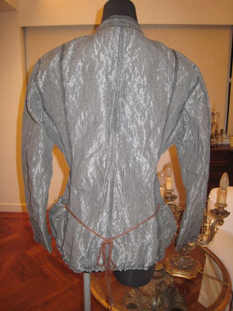 ISSEY MIYAKE STONE WASH CRINKLED JACKET Sz S  