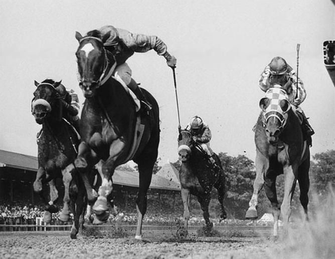 Secretariat & Onion 1973 Whitney Horse Racing Photo Saratoga  