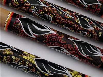 REPTILE DOT PAINTED Aborigin Digeridoo Worldwide Shpng  