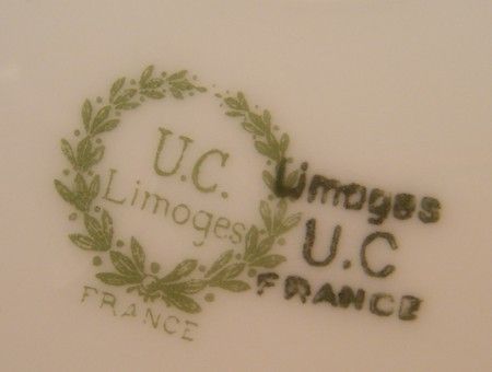 UC Limoges France Butterfly BREAD & BUTTER PLATE Nice  