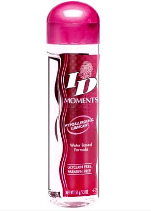 ID MOMENTS Lube Water Based Lubricant   5.5oz   Hypoallergenic Formula 