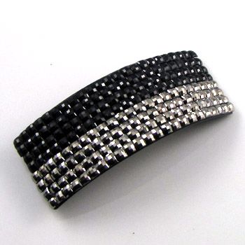 ADDL Item  1 pc crystals Acrylic hair barrette clip 