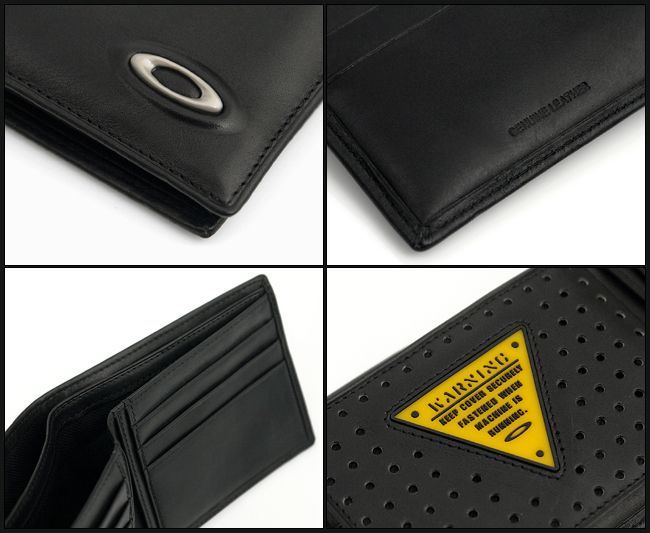 Brand New Oakley Leather Wallet Small Black   95004 001  